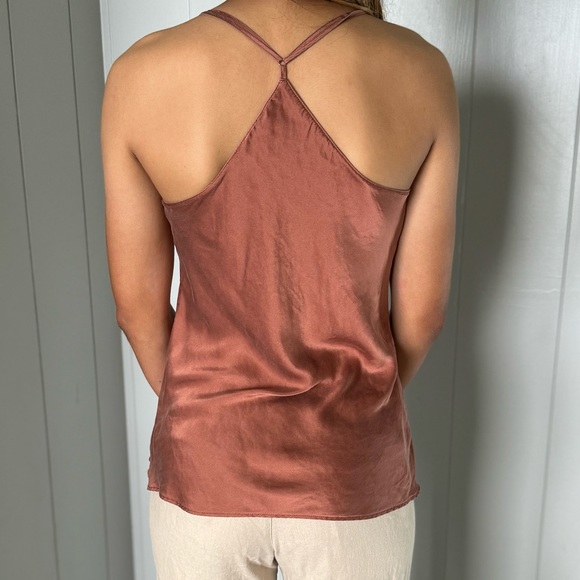 Elam | Mauve Silk Cami Size S - Picture 3 of 4